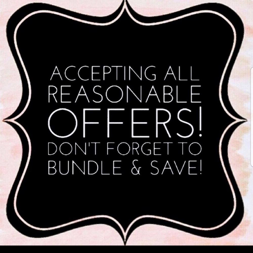 Reasonable offers accepted or countered!